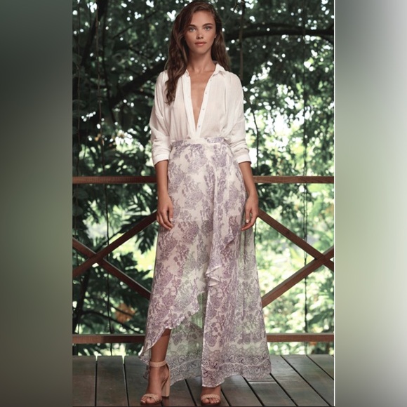 The Jetset Diaries Lavender High Low Skirt size XS - Picture 4 of 5